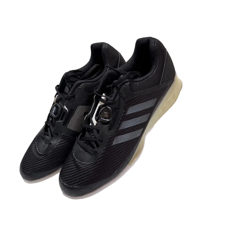 adidas Leistung 16 II Core Black Weightlifting Shoes Men Size 14‎ Black Sneakers